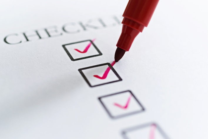 PCS checklist