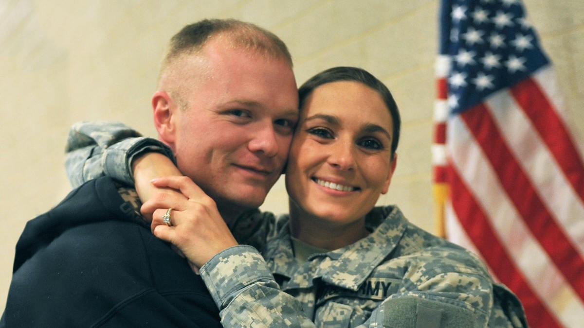 male military spouse